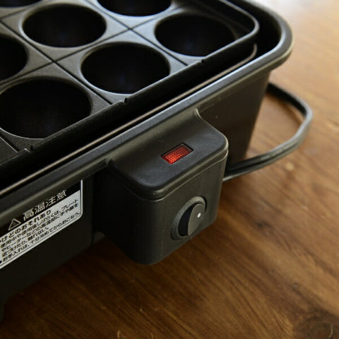 YAMAZEN NEOG-K024-B 極みのたこ焼き器 24穴 1200W YAMAZEN