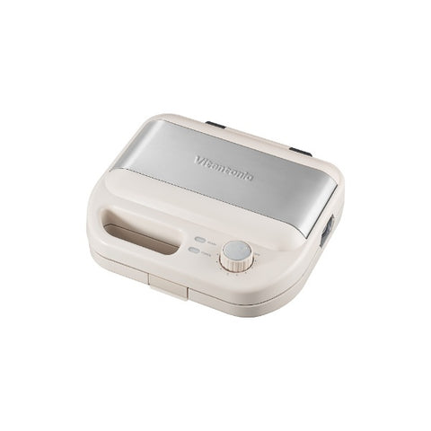 Vitantonio VWH-600-I Waffle & Hot Sand Baker Ivory