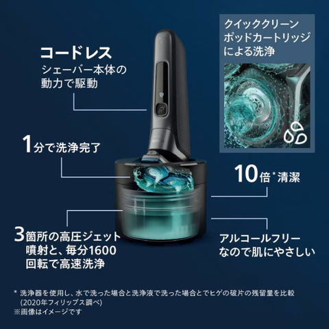 Philips Electric Shaver 5000 Series Electric Blue S5889/60 [Rotating Blade]
