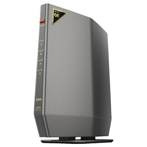バッファロー Wi-Fiルーター 2401+2401+573Mbps AirStation チタニウムグレー WSR-5400XE6 [Wi-Fi 6E(ax) /IPv6対応]