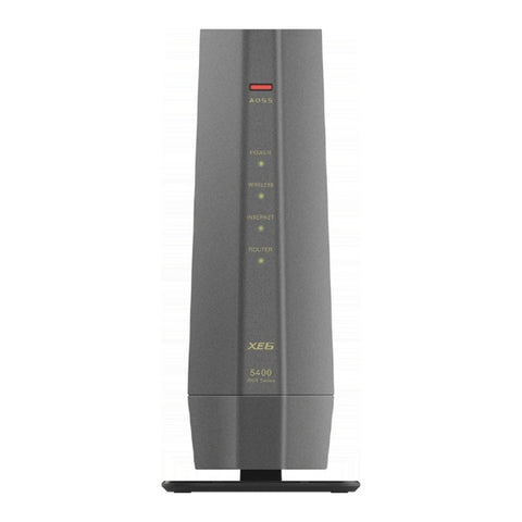 Buffalo Wi-Fi Router 2401+2401+573Mbps AirStation Titanium Gray WSR-5400XE6 [Wi-Fi 6E(ax) /IPv6 Compatible]