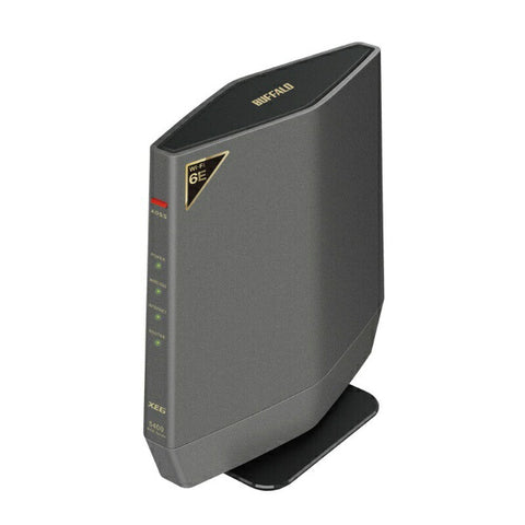 Buffalo Wi-Fi 路由器 2401+2401+573Mbps AirStation 鈦灰 WSR-5400XE6 [Wi-Fi 6E(ax) /IPv6 相容]
