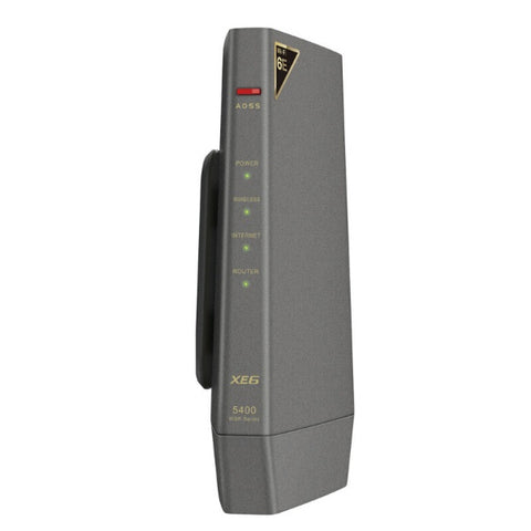バッファロー Wi-Fiルーター 2401+2401+573Mbps AirStation チタニウムグレー WSR-5400XE6 [Wi-Fi 6E(ax) /IPv6対応]