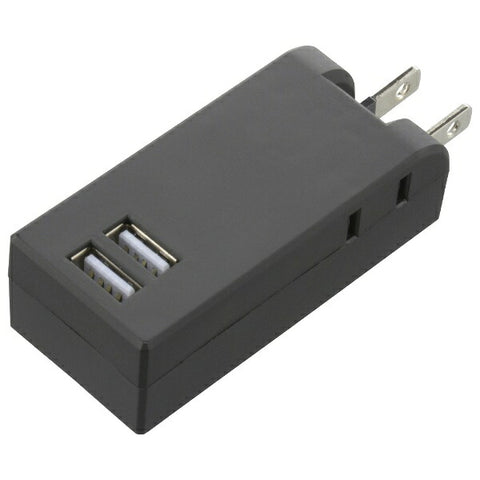 오리지널 베이직 USB 첨부 전원 탭 블랙 OBR-T202A-K [직삽해 /2개구 /스위치 없음 /2포트]