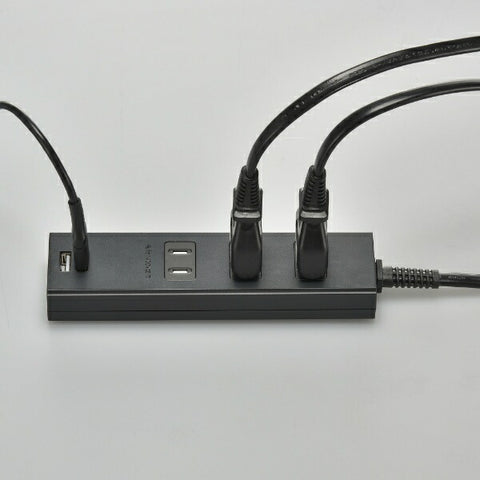 原始基本USB電源板黑色OBR-T312A-K [1.0m / 3端口 / no switch / 2端口]