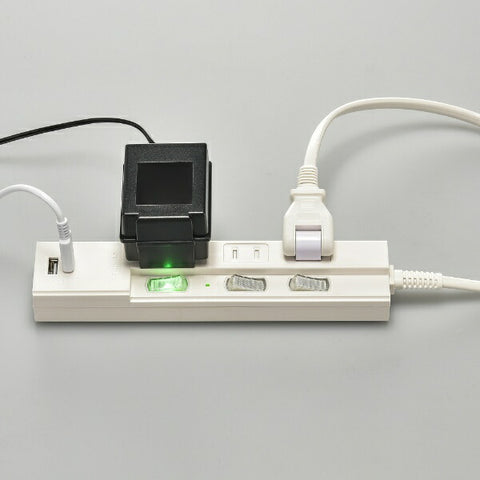 USB 유형 C 포트 흰색 OBB-TPK311AC-W를 사용한 원래 기본 전력 저장 탭 [1.0m / 3- 팩 / 스위치 (개별) / 2- 포트]