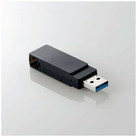ELECOM USB Memory (Compatible with Mac/Windows11) Black MF-RMU3B064GBK [64GB /USB TypeA /USB3.2 /Rotating]