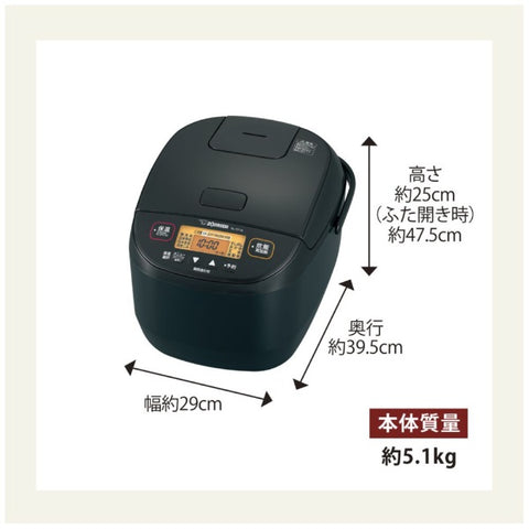 ZOJIRUSHI マイコン炊飯ジャー 極め炊き ブラック NL-DT18 [1升 /マイコン]
