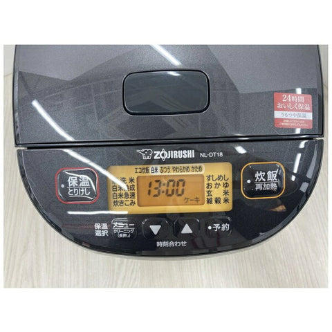 ZOJIRUSHI マイコン炊飯ジャー 極め炊き ブラック NL-DT18 [1升 /マイコン]