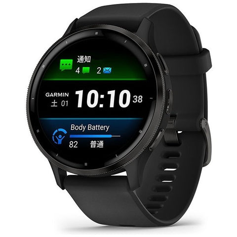 Garmin [Suica compatible] Venu 3 GPS smart watch Black / Slate 010-02784-41