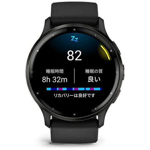 가민 【Suica 대응】 Venu 3(베뉴 3) GPS 스마트 워치 Black / Slate 010-02784-41
