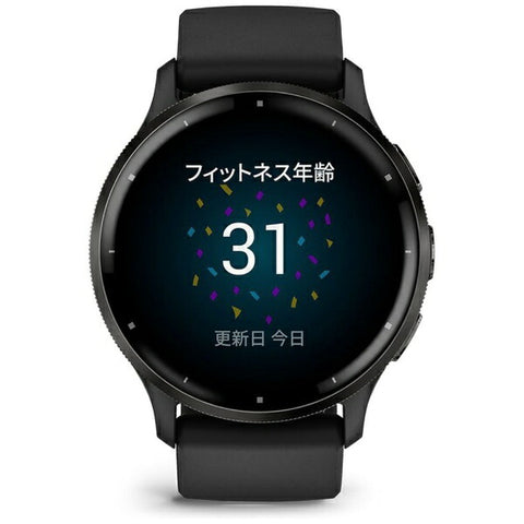 가민 【Suica 대응】 Venu 3(베뉴 3) GPS 스마트 워치 Black / Slate 010-02784-41