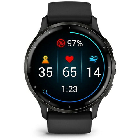 가민 【Suica 대응】 Venu 3(베뉴 3) GPS 스마트 워치 Black / Slate 010-02784-41