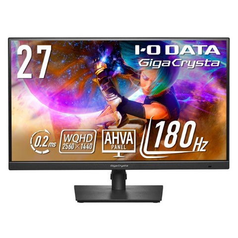 I-O DATA 游戏显示器 GigaCrysta 3 年保修黑色 KH-GDQ271JA [27 型 /WQHD(2560×1440)/宽屏]