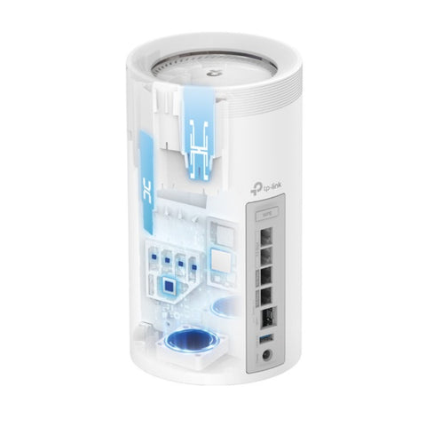 TP Link Wi-Fi Router Wi-Fi 7 11520+8640+1376Mbps Deco BE85 (2 packs) [Wi-Fi 7(be) / IPv6 compatible]