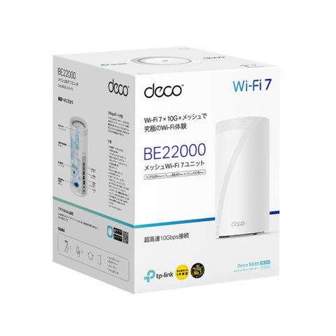 Teepee Link Wi-Fi Router Wi-Fi 7 11520+8640+1376Mbps Deco BE85 (1 pack) [Wi-Fi 7(be) /IPv6 compatible]