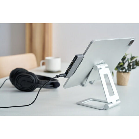 エレコム ［USB-C オス→メス HDMI /φ3.5mm / USB-A / USB-C］USB PD対応 60W ドッキングステーション シルバー DST-C25SV [USB Power Delivery対応]