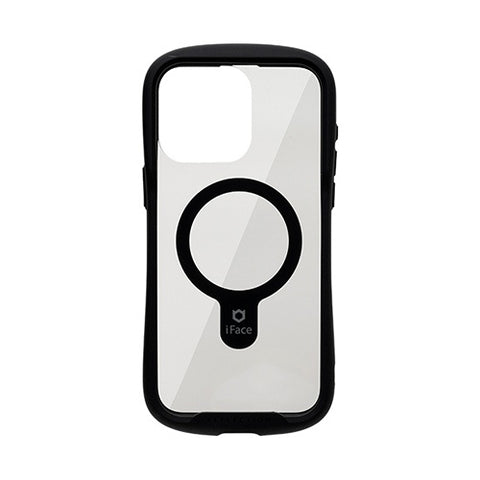 HAMMY [iPhone 15 Pro Max 전용] IFACE 반사 자성 강화 유리 명확한 케이스 Iface Black 41-962060