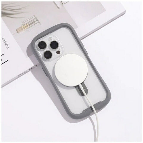 ハミィ [iPhone 15 Pro Max専用]iFace Reflection Magnetic 強化ガラスクリアケース iFace ブラック 41-962060