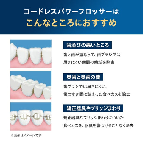 フィリップス コードレスパワーフロッサー3000（口腔洗浄器） Sonicare（ソニッケアー） ミント HX3826/34 [ハンディタイプ /国内･海外兼用]