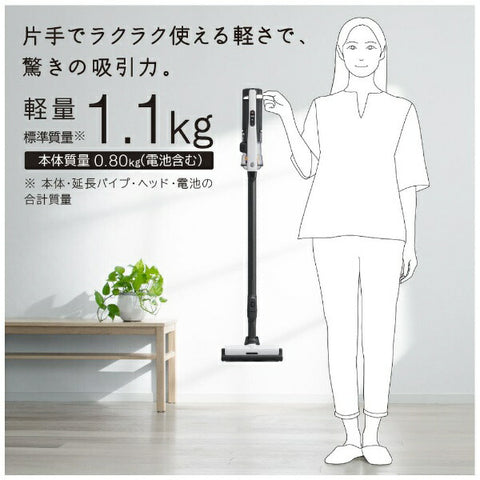 Hitachi HITACHI Stick Vacuum Cleaner White PV-BKL11L-W [Cyclone/Cordless]