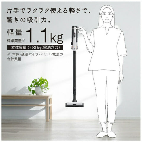 日立 HITACHI 棒式吸塵器 白色 PV-BKL11L-W [旋風/無線]