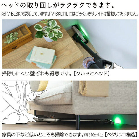日立 HITACHI 棒式吸塵器 白色 PV-BKL11L-W [旋風/無線]
