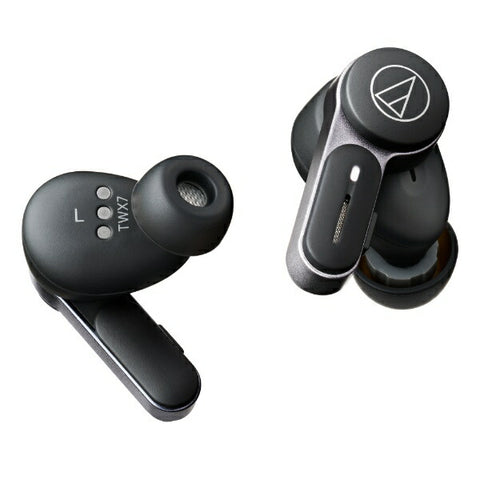 Audio-Technica完全無線耳機Ash Ash Black Ath-Twx7 BK [無線（左右單獨） /降噪兼容 /藍牙兼容]