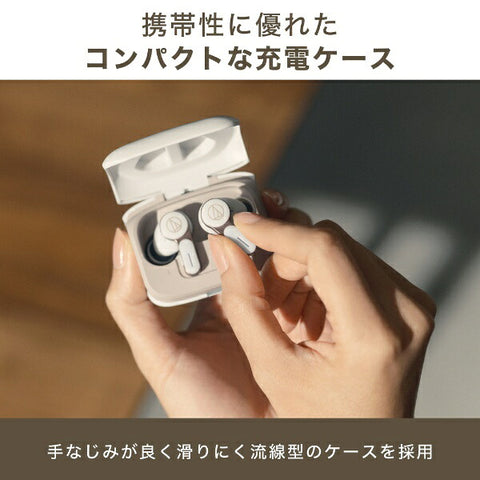 Audio-Technica完全无线耳机Ash Ash Black Ath-Twx7 BK [无线（左右单独） /降噪兼容 /蓝牙兼容]