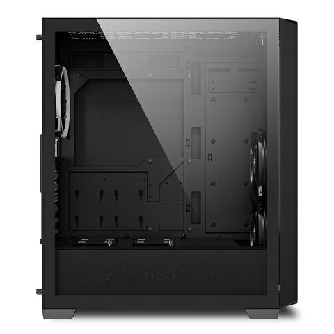 シャークーン PCケース [ATX /Micro ATX /Mini-ITX] SHA-VS8 RGB BK ブラック