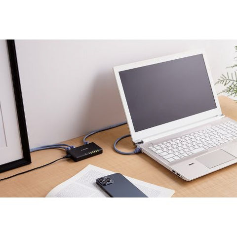 エレコム スイッチングハブ [5ポート /1Giga対応 /ACアダプタ] プラ筐体 ブラック EHC-G05PA2-SB