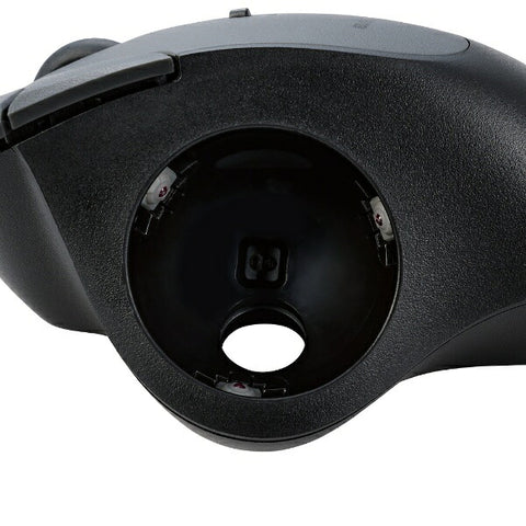 ELECOM Mouse Trackball IST Artificial Ruby Model (Chrome/Mac/Windows11 Compatible) Black M-IT10DRBK [IR LED/Wireless/5 Button/USB]