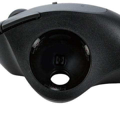 ELECOM Mouse Trackball IST Artificial Ruby Model (Chrome/Mac/Windows11 Compatible) Black M-IT10DRBK [IR LED/Wireless/5 Button/USB]
