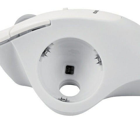 ELECOM Mouse Trackball IST Bearing Model (Compatible with Chrome/Mac/Windows11) White M-IT11DRWH [IR LED/Wireless/5 Button/USB]