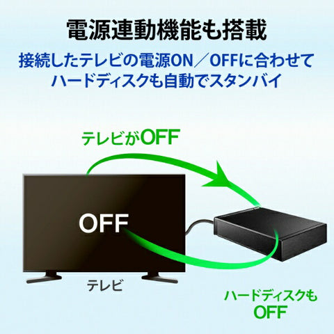アイ・オー・データ HDD-UT1KB 外付けHDD USB-A接続 パソコン/テレビ録画両対応(Chrome/Mac/Windows11対応) ブラック [1TB /据え置き型]