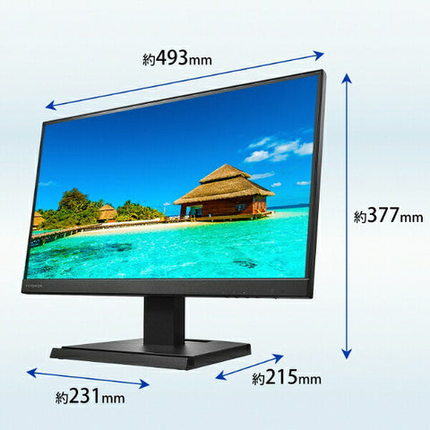 I-O Data PC Monitor Black KH-A221DB [21.5 type / Full HD (1920 x 1080) / Wide]