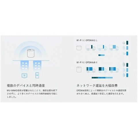 ティーピーリンク Wi-Fiルーター 1201+300Mbps Deco X10 2P(2パック) [Wi-Fi 6(ax) /IPv6対応]
