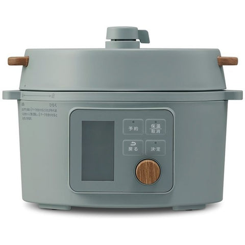Iris Ohyama Electric Pressure Cooker 3L LCD Type Green KPC-MB3-G