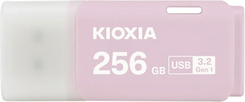 Kioxia USB 存储器 TransMemory U301 (兼容 Mac/Windows11) 粉色 KUC-3A256GP [256GB /USB TypeA /USB3.2 /Cap type]