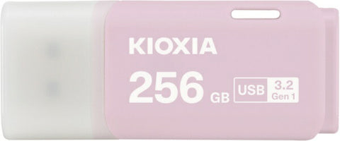 Kioxia USB 存储器 TransMemory U301 (兼容 Mac/Windows11) 粉色 KUC-3A256GP [256GB /USB TypeA /USB3.2 /Cap type]