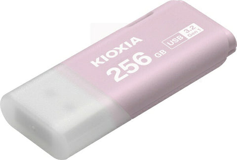 Kioxia USB 記憶體 TransMemory U301 (相容於 Mac/Windows11) 粉紅色 KUC-3A256GP [256GB /USB TypeA /USB3.2 /Cap type]