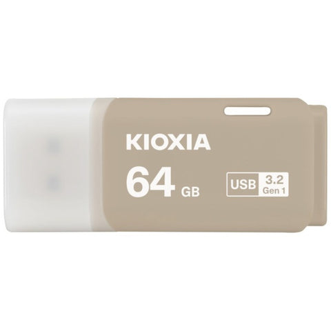 キオクシア USBメモリ TransMemory U301(Mac/Windows11対応) グレー KUC-3A064GH [64GB /USB TypeA /USB3.2 /キャップ式]