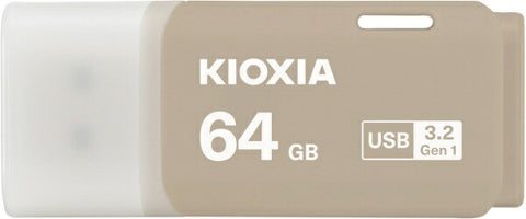 KIOXIA USB內存TransMemory U301（與Mac / Windows11兼容）灰色KUC-3A064GH [64GB / USB TYPEA / USB3.2 / CAP類型]