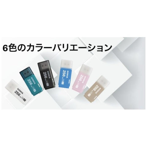 Kioxia USB Memory TransMemory U301 (Compatible with Mac/Windows11) Gray KUC-3A128GH [128GB / USB TypeA / USB3.2 / Cap type]