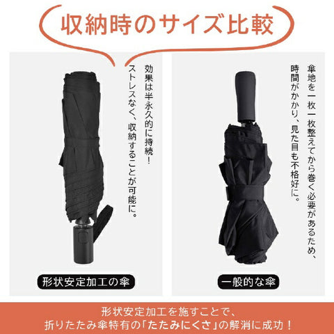 KIZAWA 자동 개폐 6개 뼈 탄소 우산 형상 안정 네이비 AEX53XT-063UI-navy [우산 /53cm]