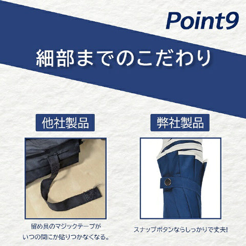 KIZAWA 自動開閉8本骨雨傘　逆さ傘 ネイビー ALN-08321UO-navy [雨傘 /58cm]