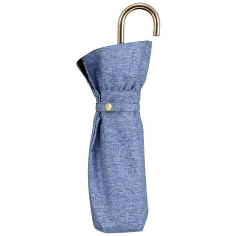 WPC. Parasol Folding Umbrella Blackout Dome Parasol Frill Mini Wpc. Blue 801-12722-102 [Parasol/Ladies/55cm]