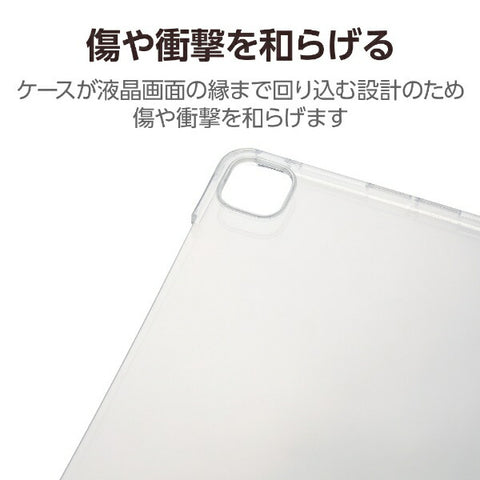 ELECOM 11-inch iPad Pro (M4) Soft Case Clear TB-A24PMUCCR