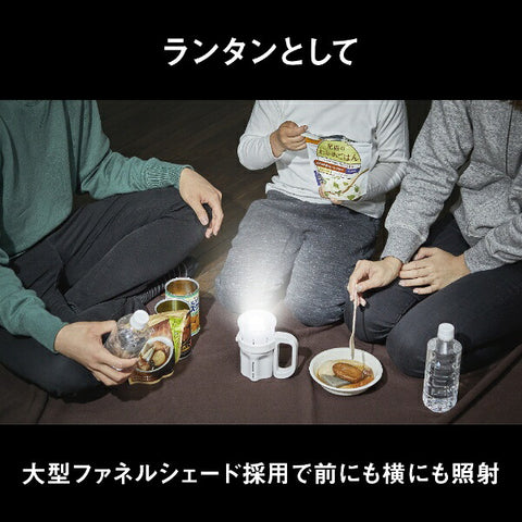 パナソニック 懐中電灯(電池がどれでもライト) BF-BM11M-W [LED]