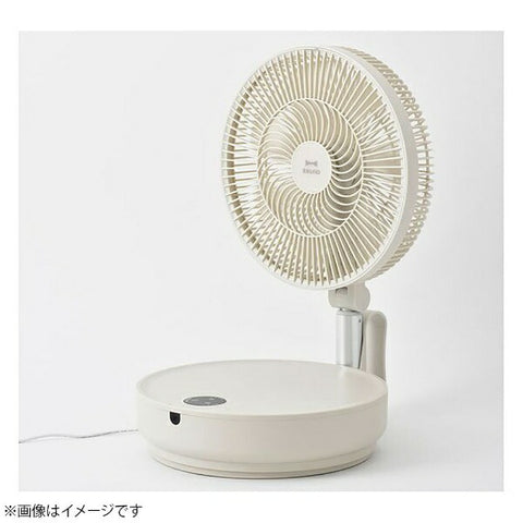 Bruno DC折疊地板風扇[安裝溫度傳感器]藍色BOE112-BL [包括DC電動機 /配備 /遙控器]